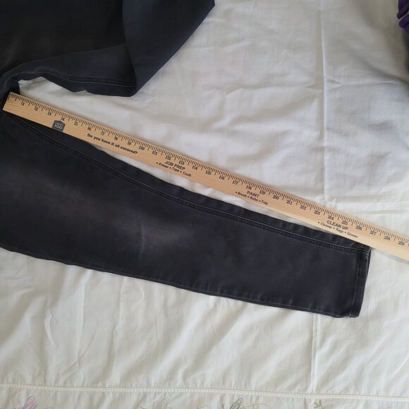 Black Skinny Jeans Size 11 Love Fire - Picture 10 of 12